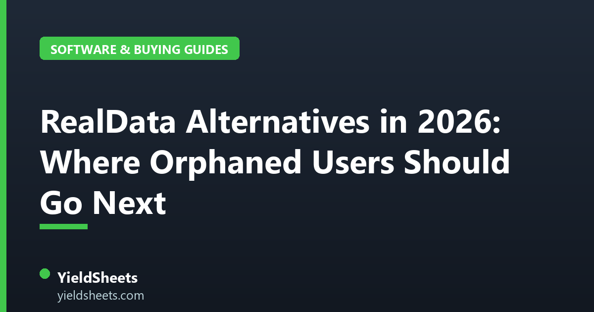 RealData Alternatives in 2026: Where Orphaned Users Should Go Next