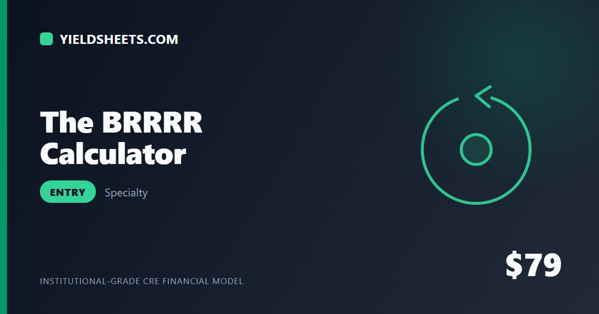 The BRRRR Calculator