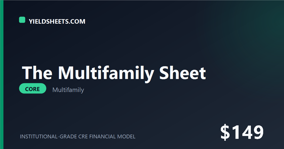 The Multifamily Sheet