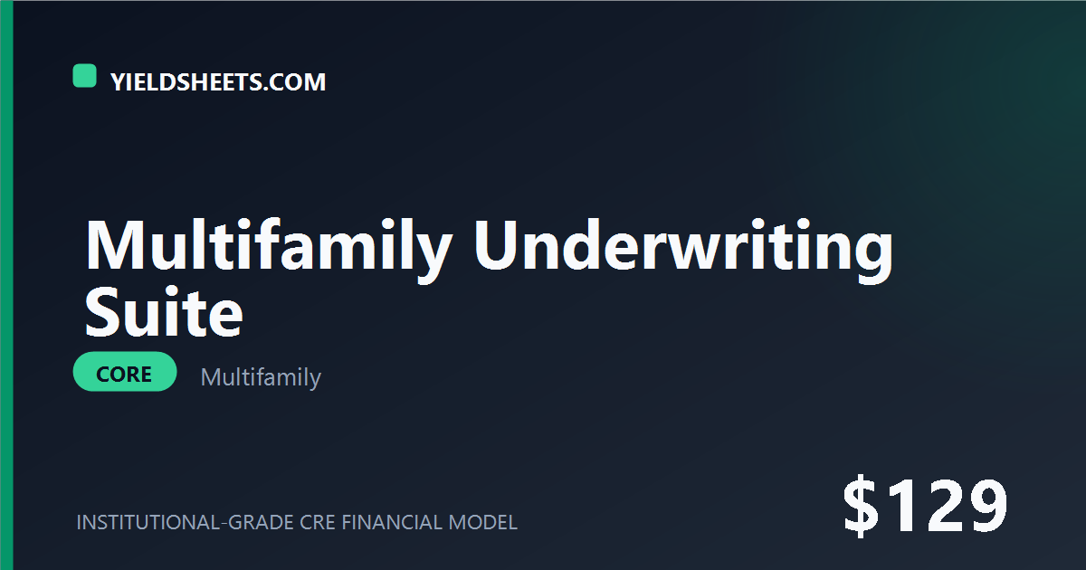 Multifamily Underwriting Suite