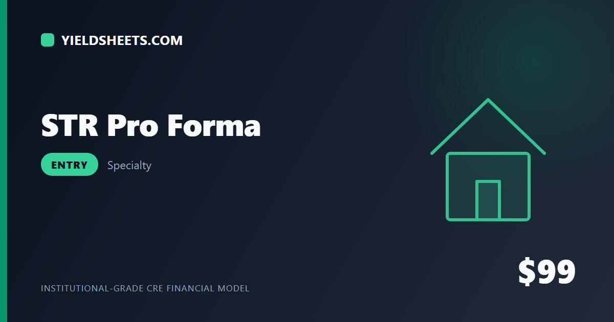 STR Pro Forma